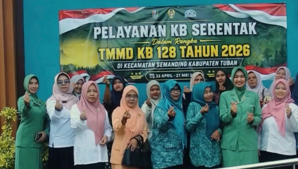 Program pelayanan Keluarga Berencana (KB) serentak dalam rangka menyukseskan TMMD ke-128